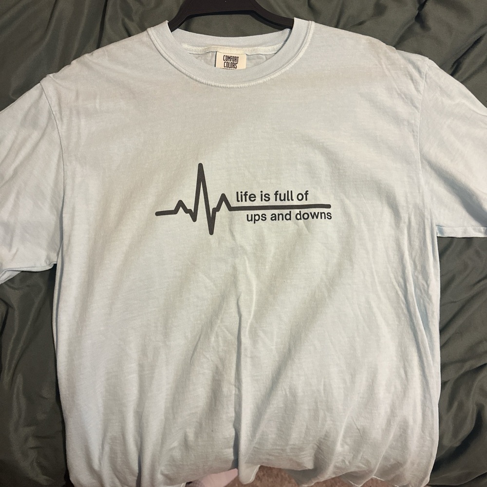 Comfort Colors Light Gray Graphic Tee